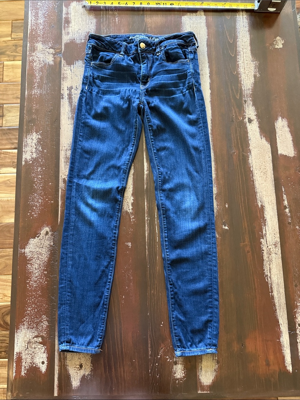 American Eagle Outfitters Navy Blue Skinny Jeans